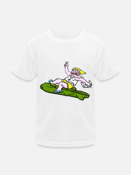 Fatboy - Kids Functional T-Shirt - white