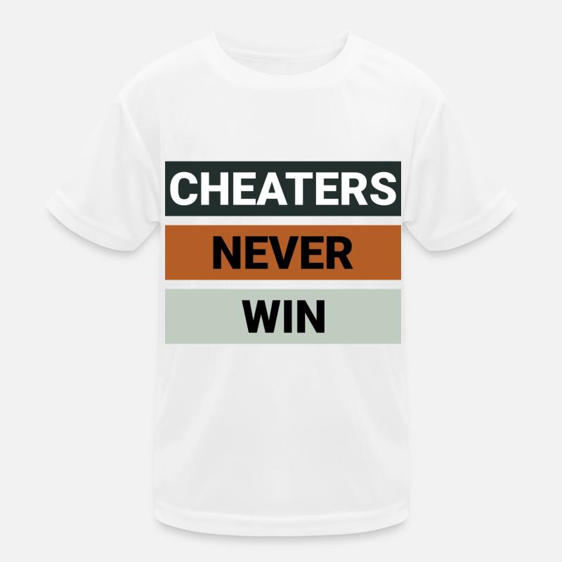 Snydere vinder aldrig Funktionsshirt til børn