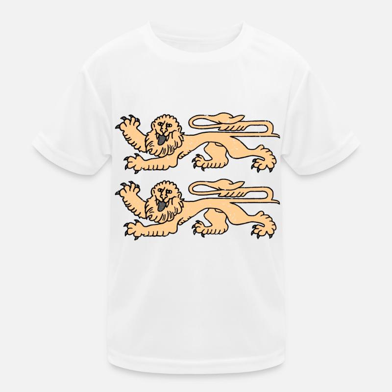Lions Normandy - Style Vintage Kids Functional T-Shirt