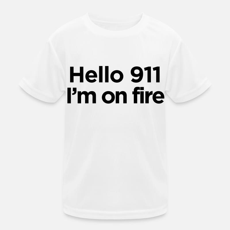 I AM ON FIRE Kids Functional T-Shirt