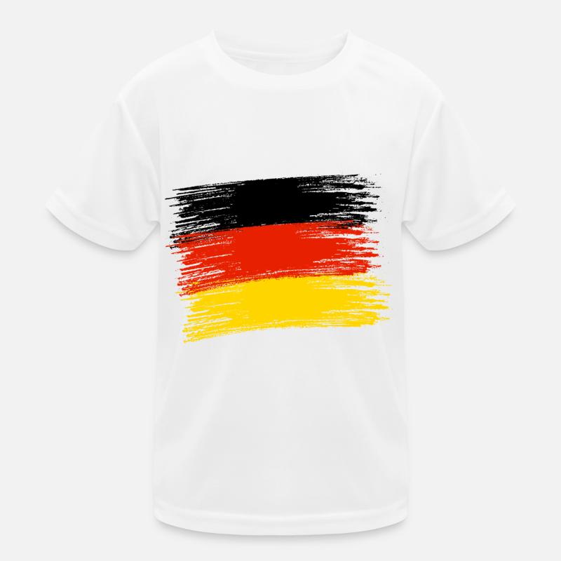 GERMAN FLAG Kids Functional T-Shirt