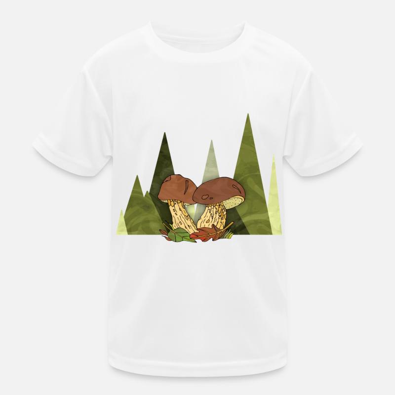 Pilze Kinder Funktions-T-Shirt