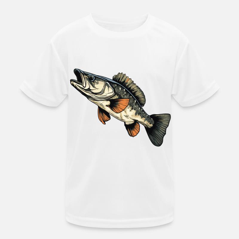 fisch Kinder Funktions-T-Shirt