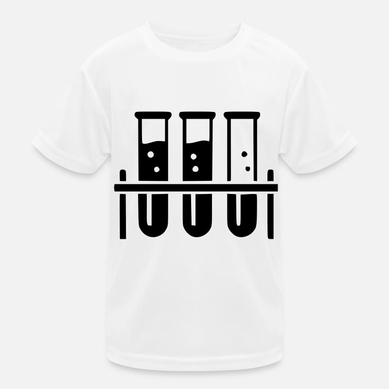 Reagenzglas Kinder Funktions-T-Shirt