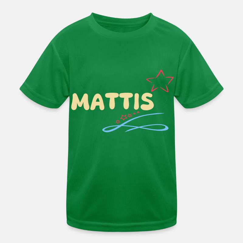 Geschenk Mattis Kinder Funktions-T-Shirt