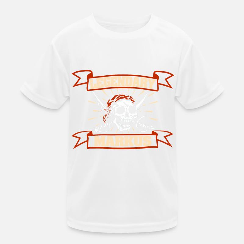 First name Markus Kids Functional T-Shirt