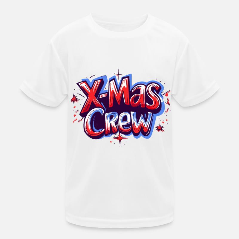 X-Mas Crew Kinder Funktions-T-Shirt