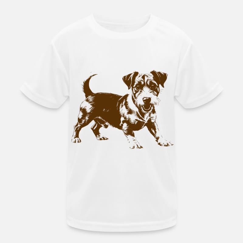 Jack Russell terrier chien de race T-shirt sport Enfant