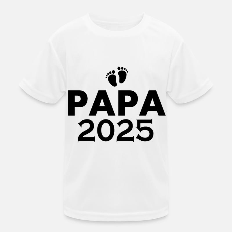 Papa 2025 Kinder Funktions-T-Shirt