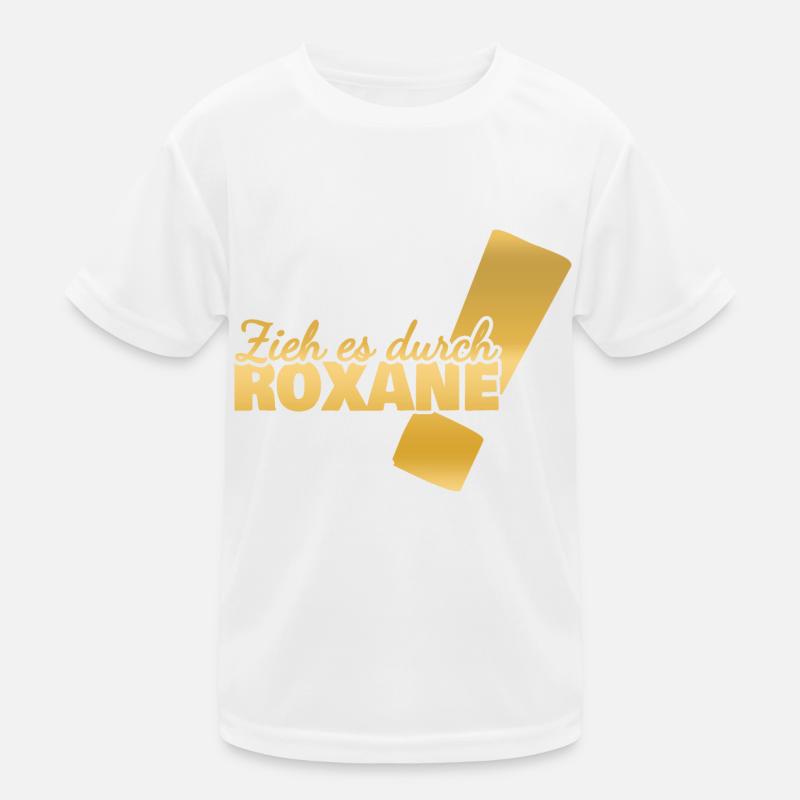Vorname Roxane Kinder Funktions-T-Shirt