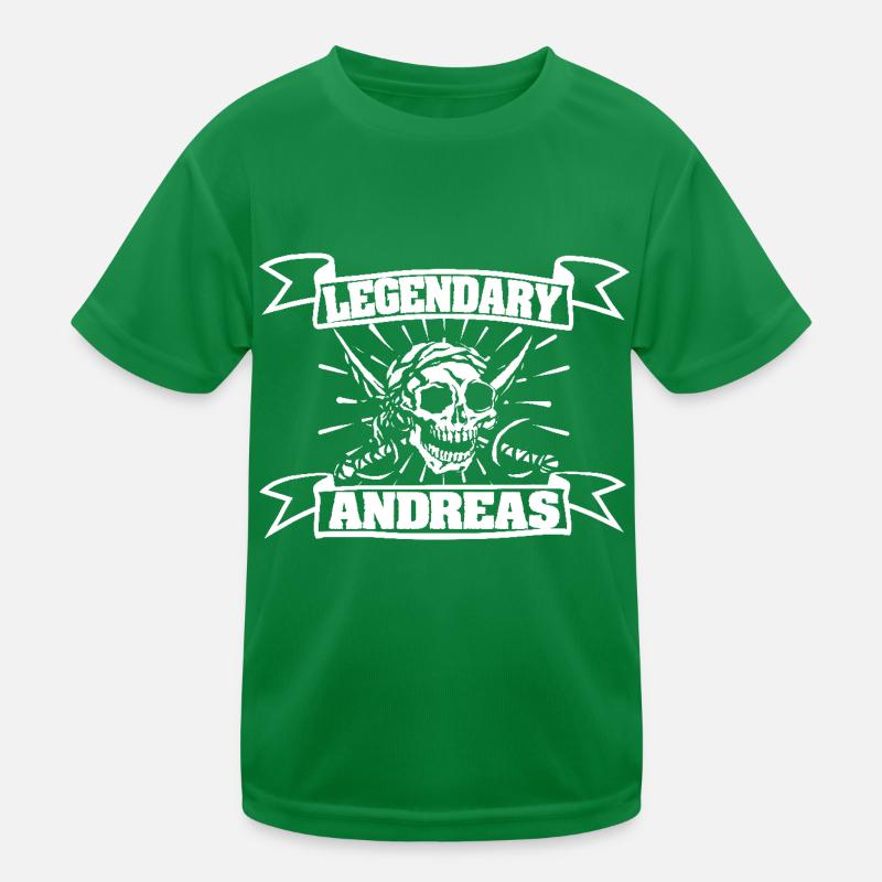 Andreas as a first name Kids Functional T-Shirt