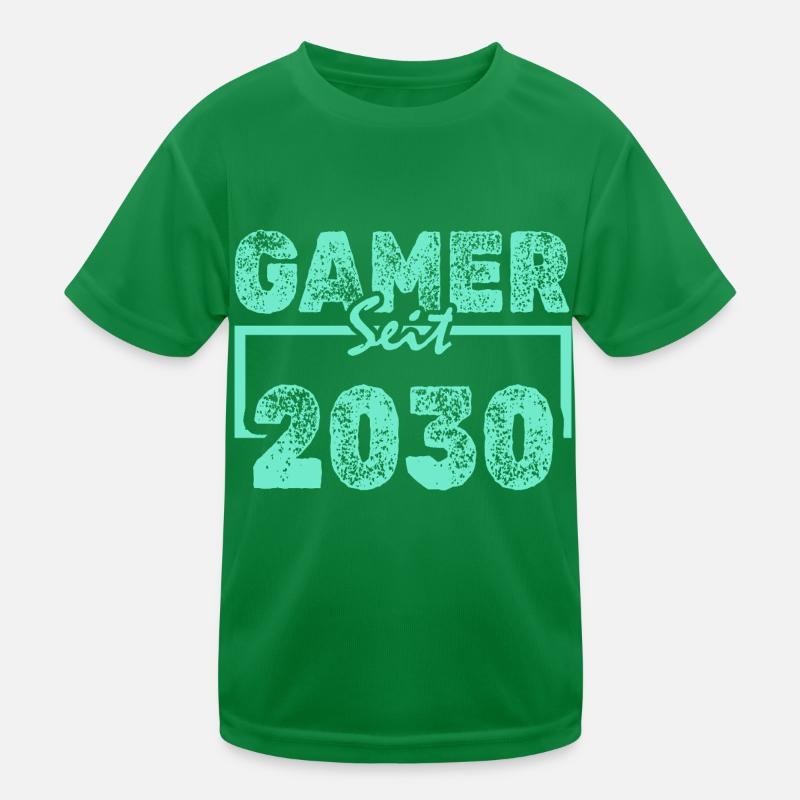 Zocken 2030 Kinder Funktions-T-Shirt