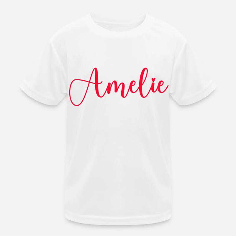 amelie name Kinder Funktions-T-Shirt