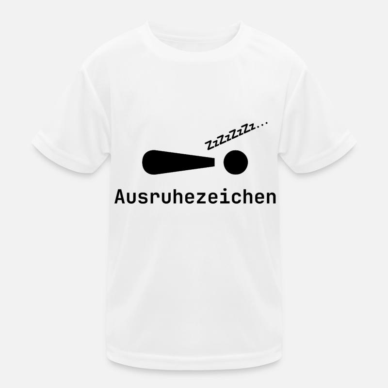 Geschenk, Geschenkidee, ausruhen, schlafen, müde, Kinder Funktions-T-Shirt