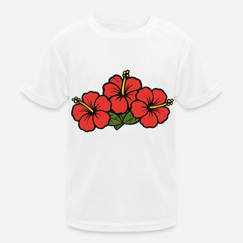 Fleurs d’hibiscus T-shirt sport Enfant