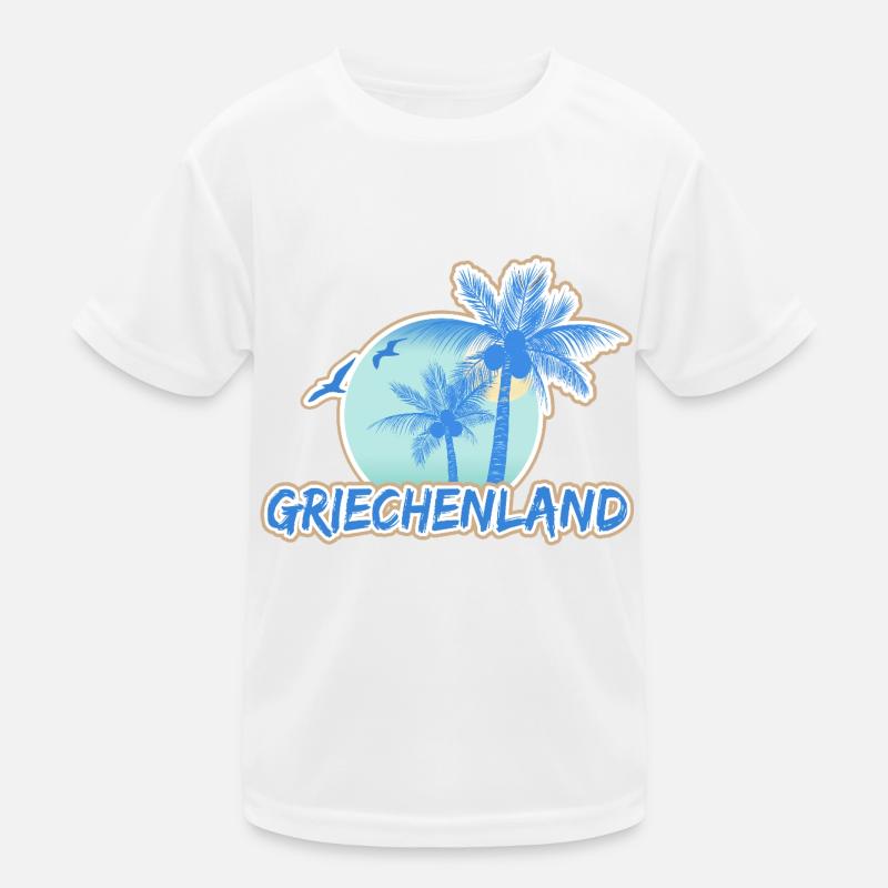 Holidays Greece Kids Functional T-Shirt
