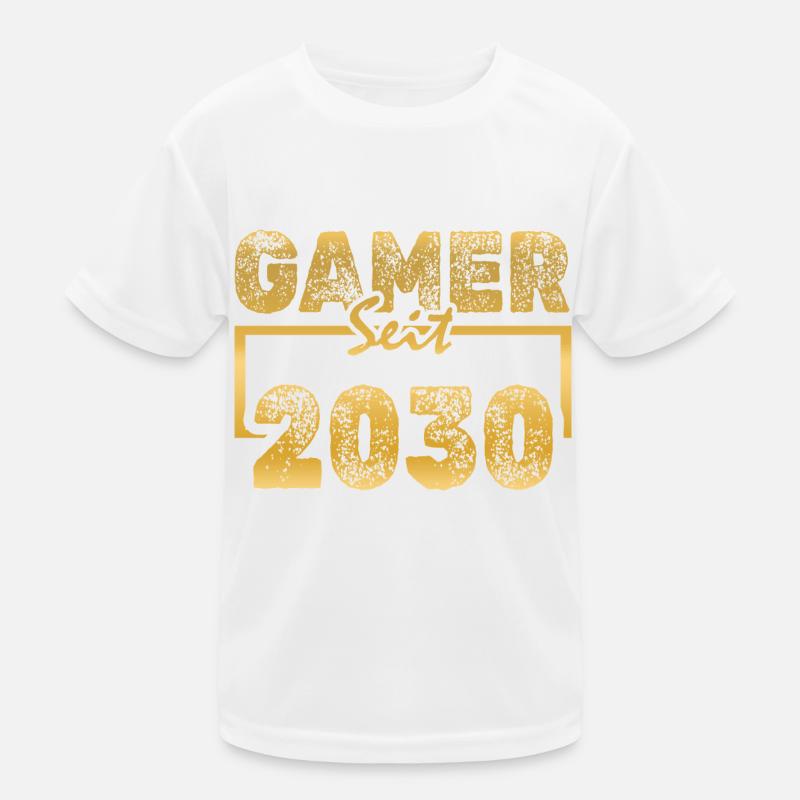 Daddeln 2030 Kinder Funktions-T-Shirt