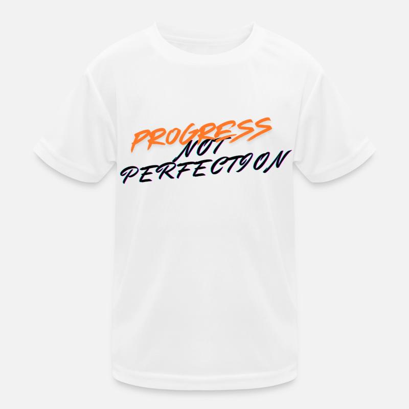Progress not perfection! Kids Functional T-Shirt