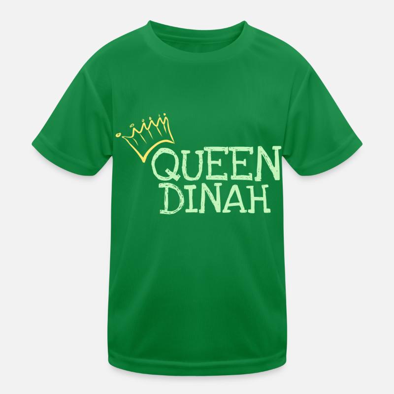 First name Dinah Kids Functional T-Shirt