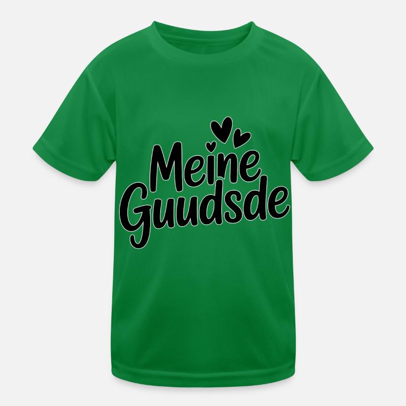 Mon drôle de dicton en dialecte saxon Guudsde T-shirt sport Enfant