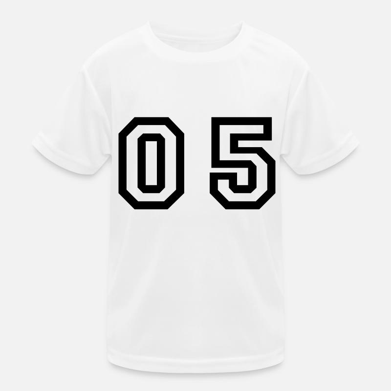 nombre - 05 - zéro cinq T-shirt sport Enfant