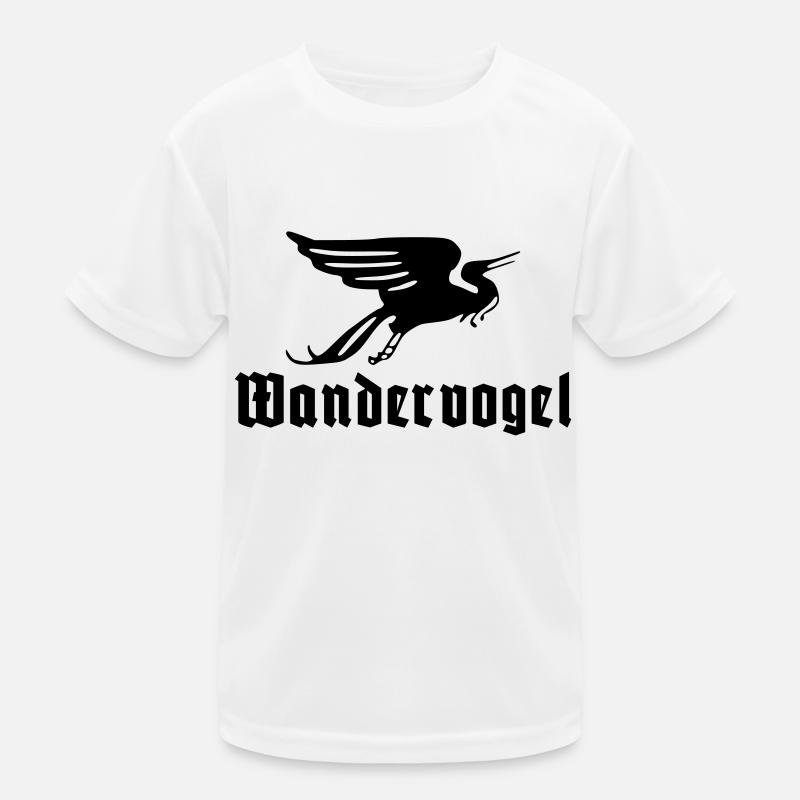 Wandervogel text Kinder Funktions-T-Shirt