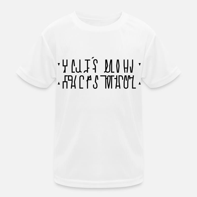 Hidden Message (Halt's Maul) Kinder Funktions-T-Shirt