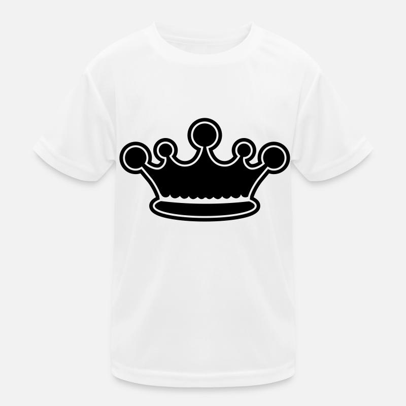 Crown de Kinder Funktions-T-Shirt