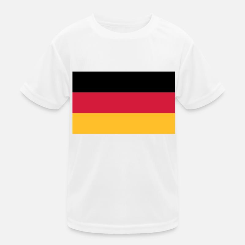 flag_german Kinder Funktions-T-Shirt