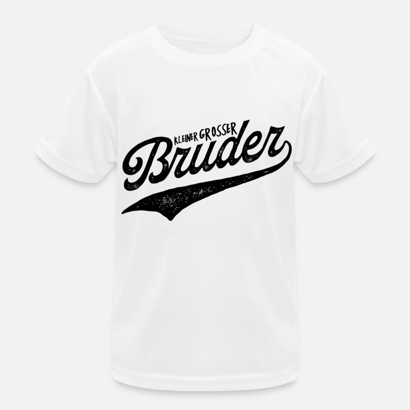 Kleiner Großer Bruder Mittelkind Sandwitchkind Kinder Funktions-T-Shirt
