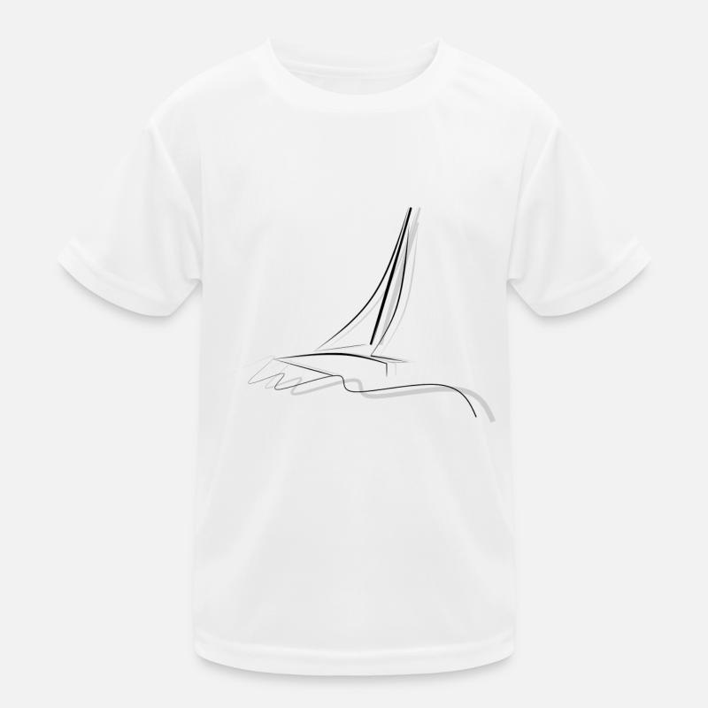 Boot, Zeichnung Kinder Funktions-T-Shirt