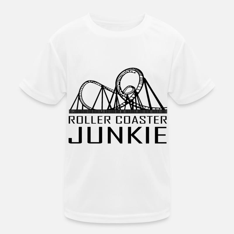 Rollercoaster Achterbahn Kinder Funktions-T-Shirt