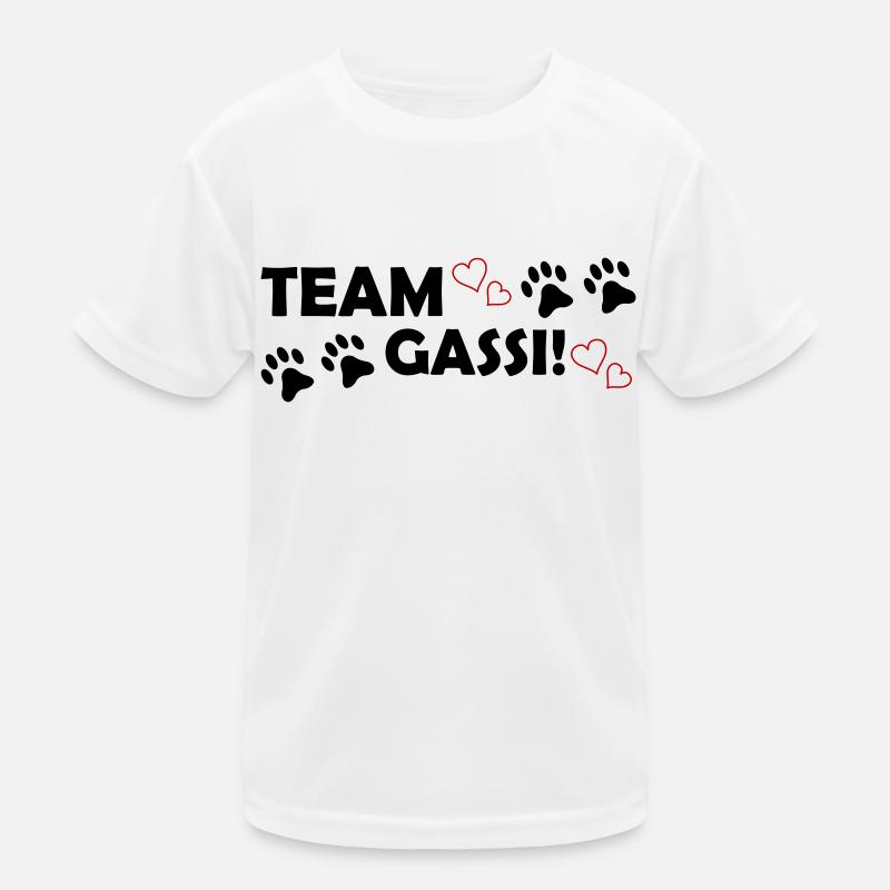 Team Gassi Kinder Funktions-T-Shirt