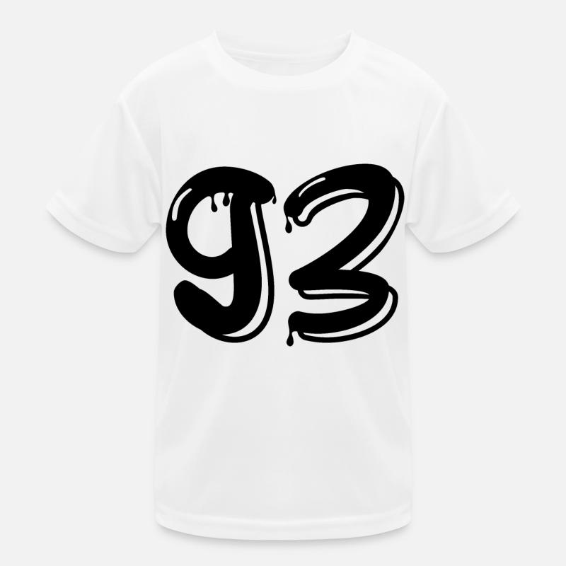 93 - Kids Functional T-Shirt - white