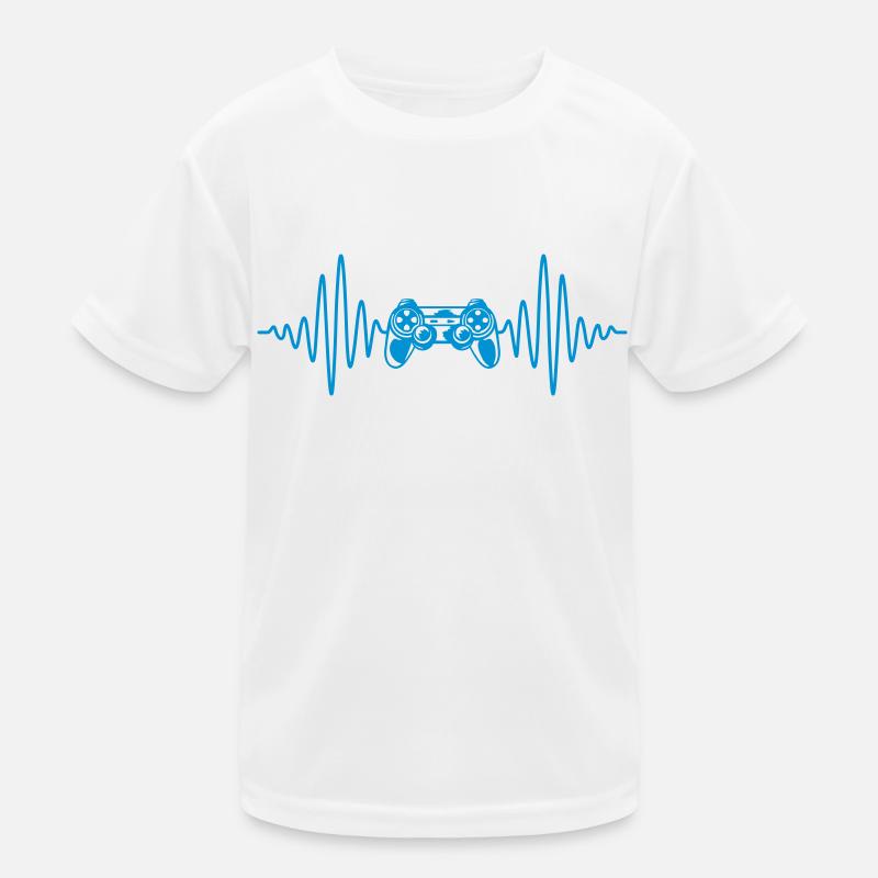 Frequency Console Retro Controller Kids Functional T-Shirt