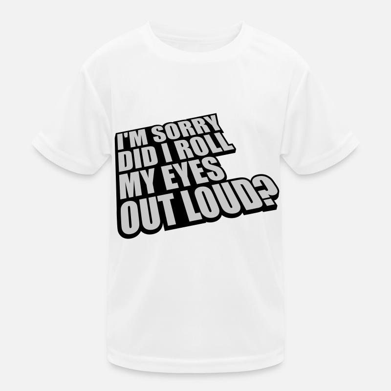 Roll My Eyes Out Kinder Funktions-T-Shirt