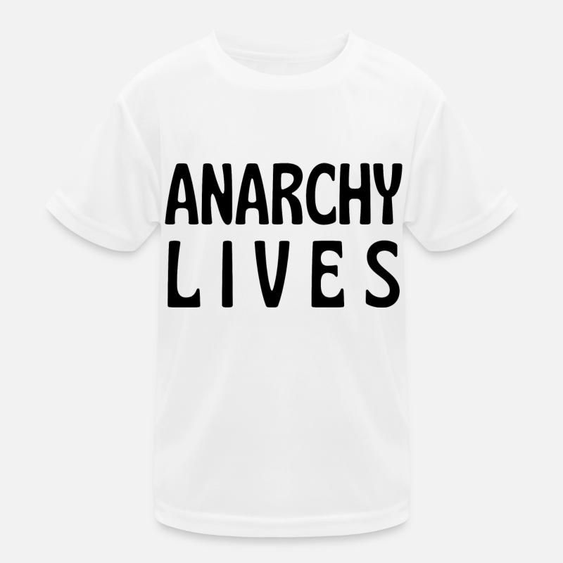 anarchy lives T-shirt sport Enfant