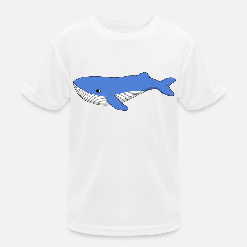 Blauwal Kinder Funktions-T-Shirt