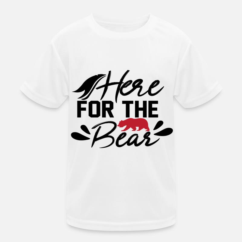 Here for the Bear Kids Functional T-Shirt