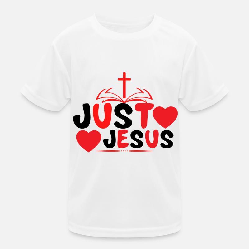 Just Jesus Kinder Funktions-T-Shirt