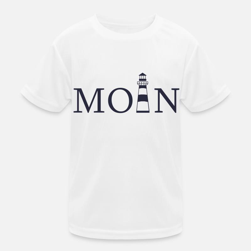 Moin Leuchtturm Kinder Funktions-T-Shirt