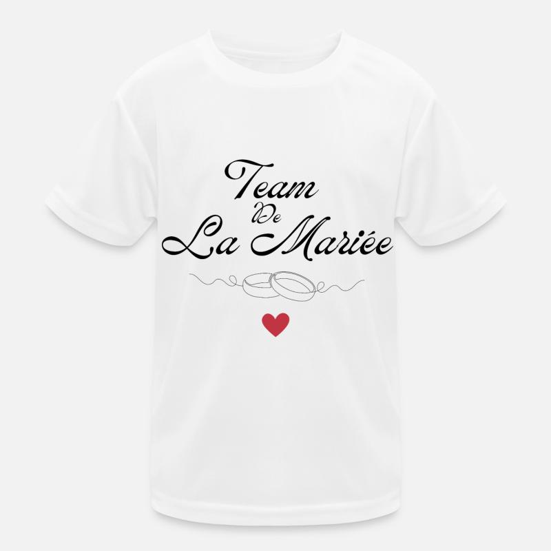Braut Team - Braut Team Kinder Funktions-T-Shirt
