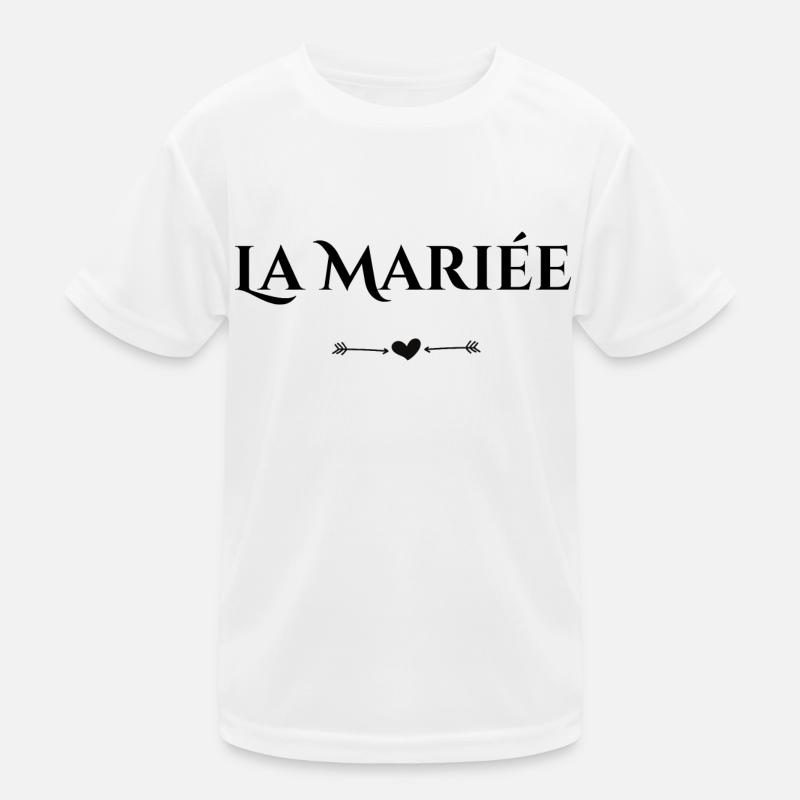 Das Brautherz - Bride-to-be Kinder Funktions-T-Shirt
