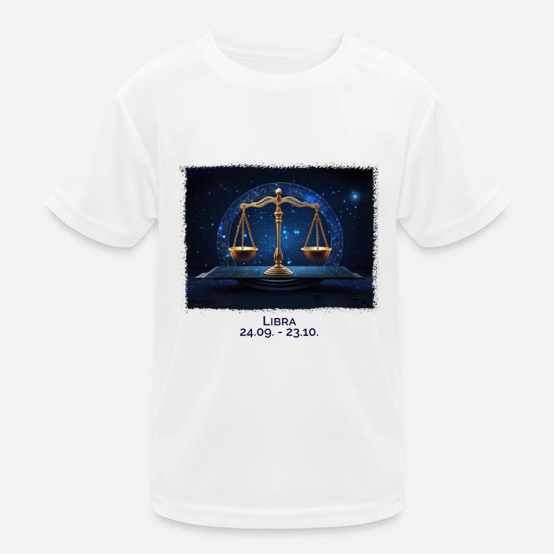 Sternzeichen Waage Datum Kinder Funktions-T-Shirt