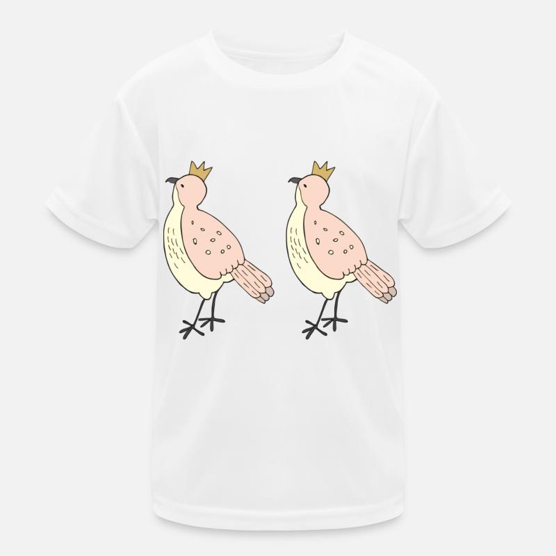 vogelfreunde Kinder Funktions-T-Shirt
