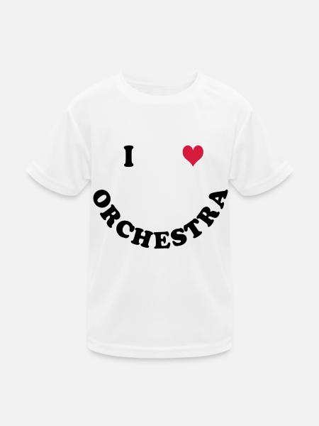 Orchestra - Kids Functional T-Shirt - white - Front