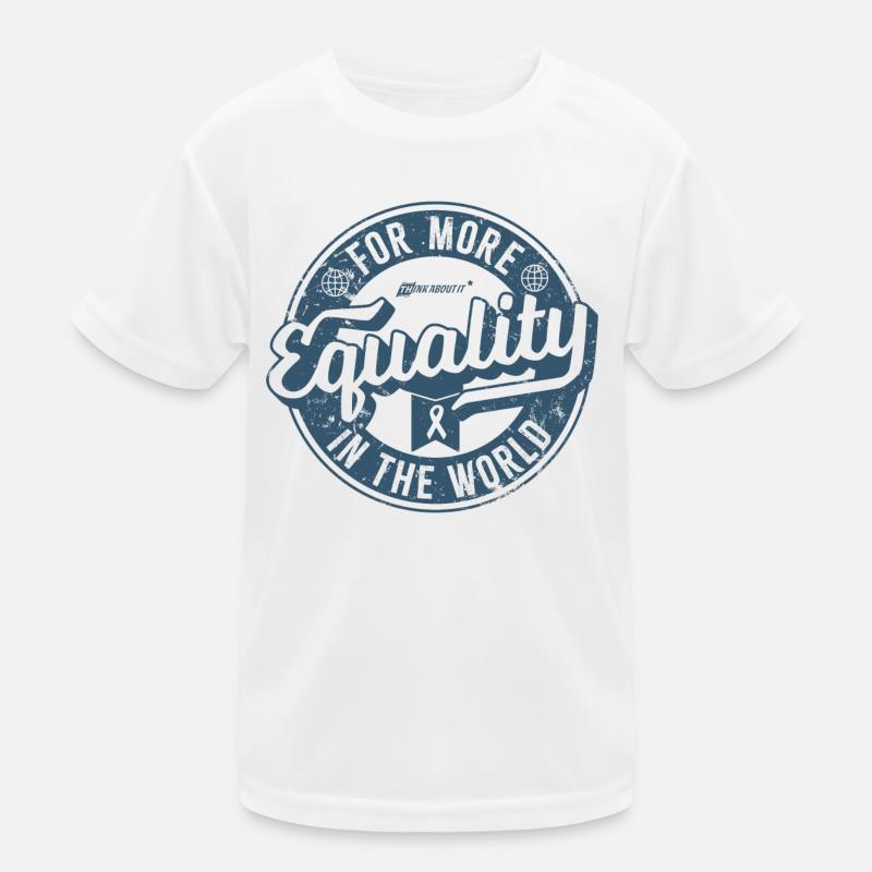 Equality as a Cool Retro Denim Label Kinder Funktions-T-Shirt