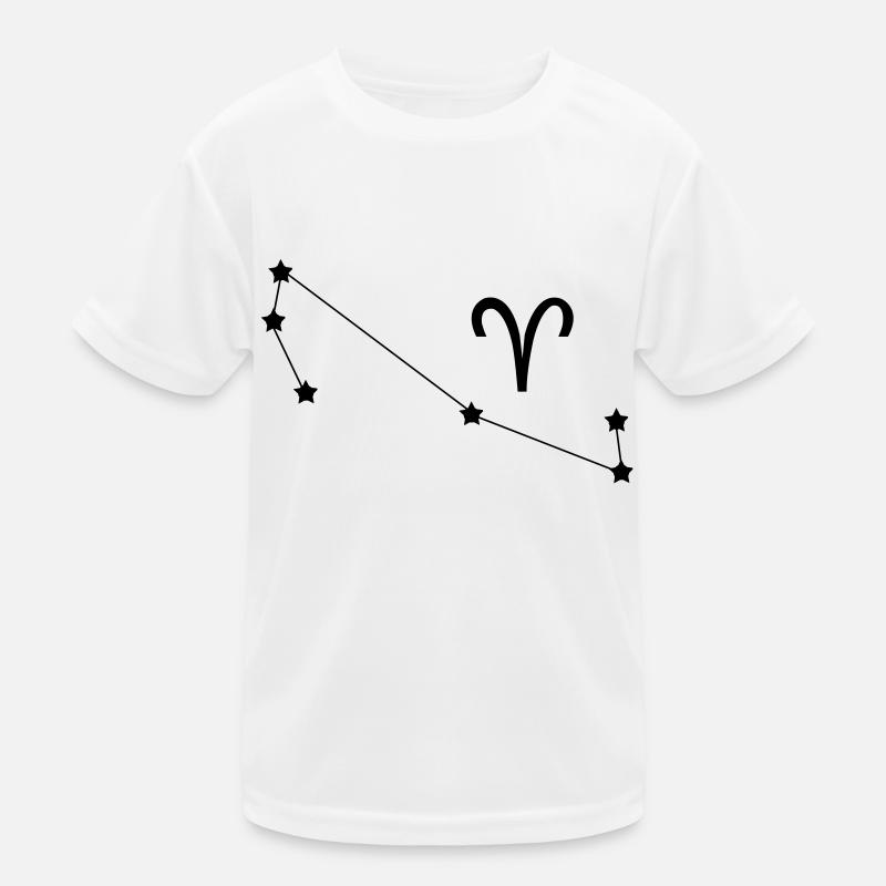Zodiac constellation, aries Kids Functional T-Shirt