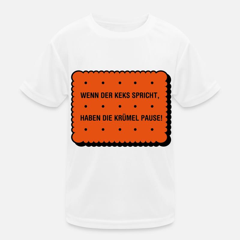 Si le biscuit parle T-shirt sport Enfant