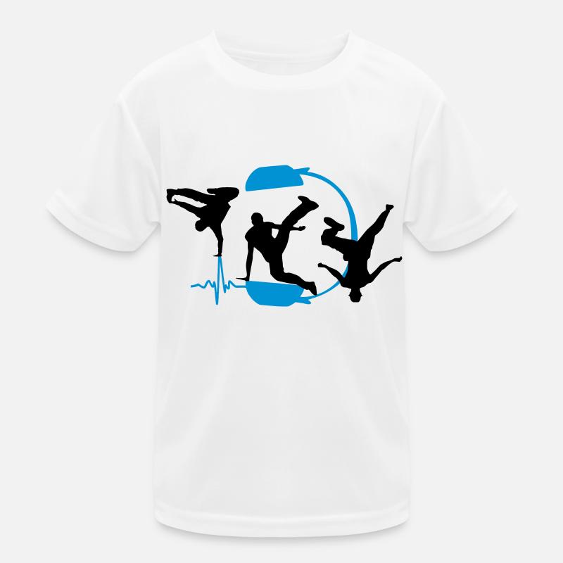 breakdancer - T-shirt sport Enfant - blanc